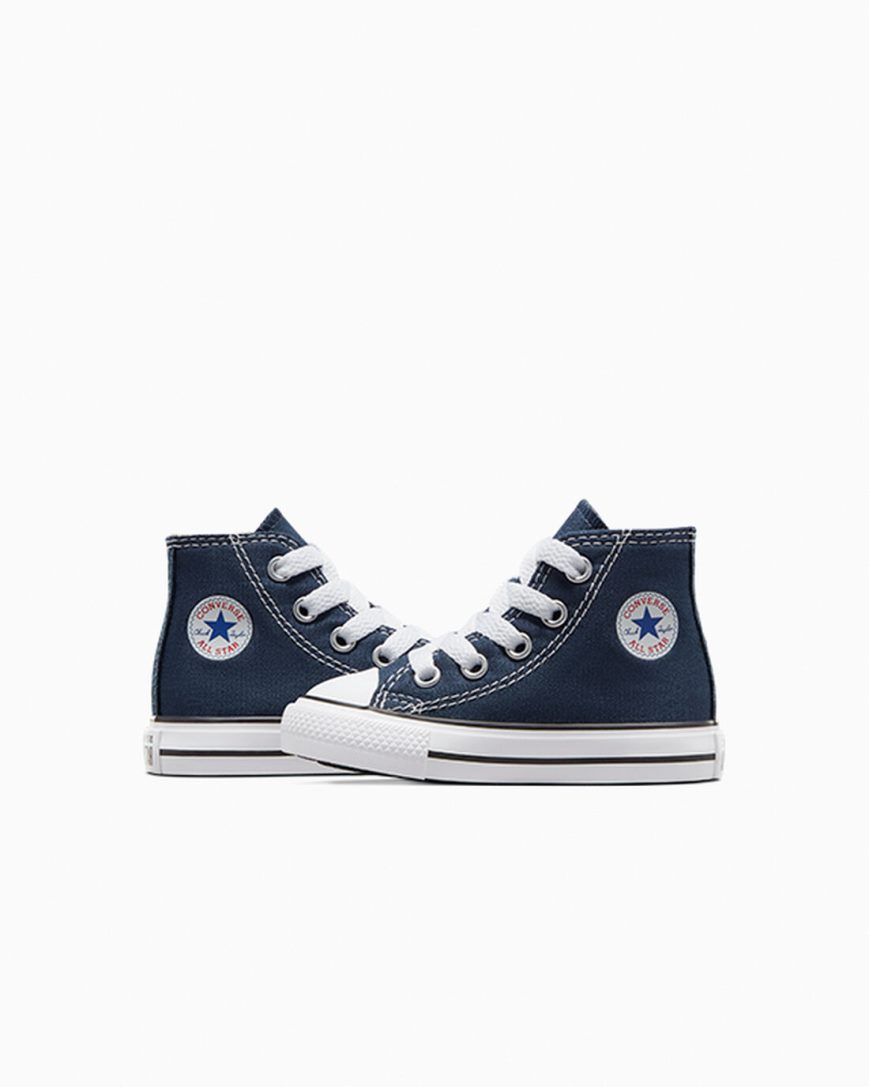 Chlapecké Boty Vysoké Converse Chuck Taylor All Star Classic Tmavě Blankyt | CZ DQTZ36